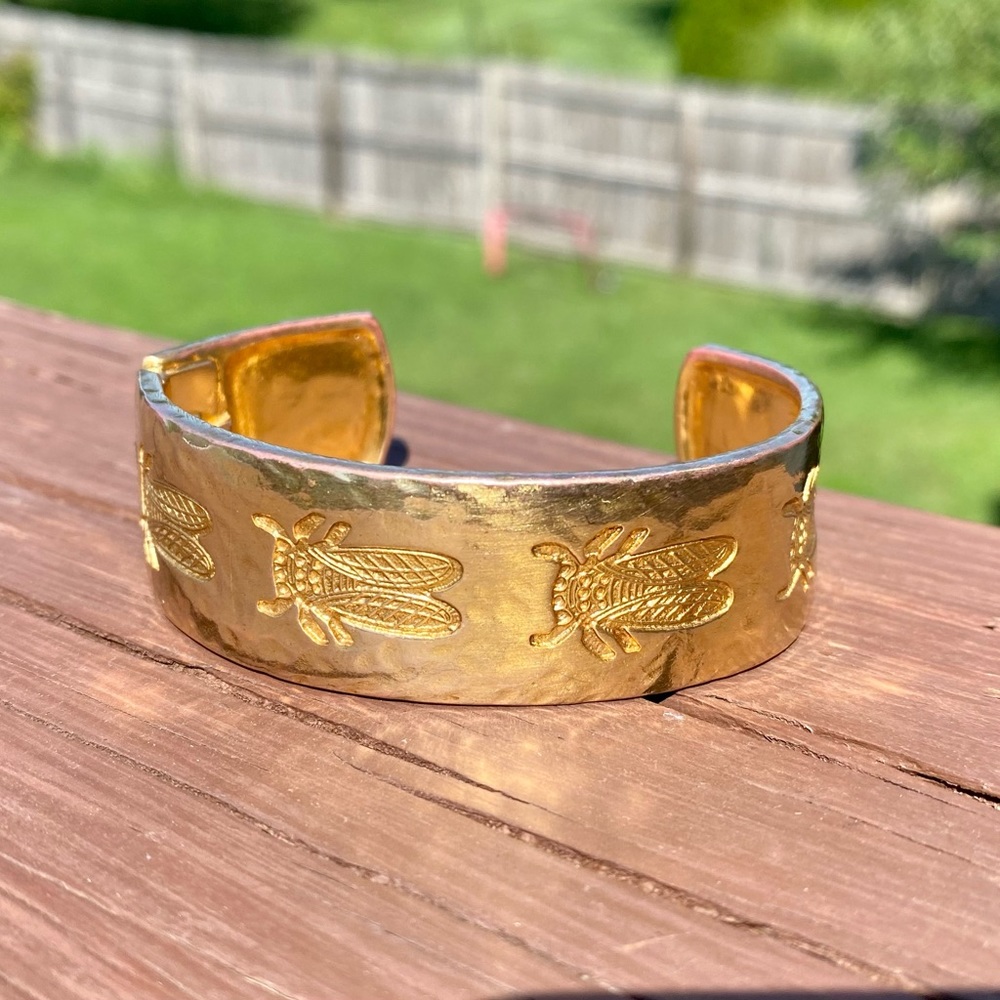 Like new 14kt gold plated cuff